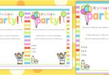 Party Invitation Template Twinkl Rainbow themed Picnic and Party Invitation Rainbow