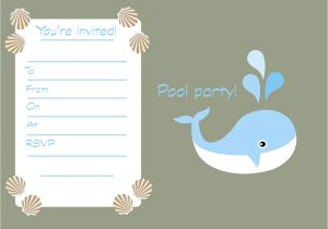 Party Invitation Template Uk 45 Pool Party Invitations Kitty Baby Love