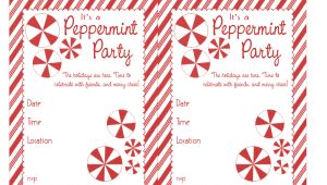 Party Invitation Template Worksheet Bnute Productions Free Printable Peppermint Party Invitations
