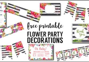 Party Invitation Template Worksheet Floral Borders Invitations Free Printable Invitation