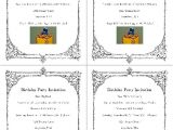 Party Invitation Templates 4 Per Page Lists How Do I Insert Names Into Birthday Invitations