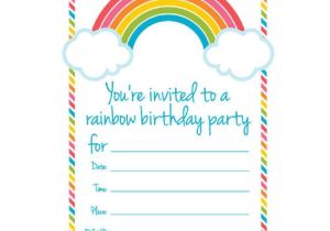 Party Invitation Templates for Whatsapp Rainbow Birthday Invitation by Whatsapp Buick Rainbow