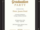 Party Invitation Templates Free Microsoft Free Simple Graduation Invitation Template In Microsoft