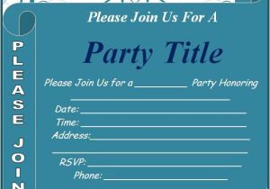 Party Invitation Templates Free Word Free Party Invitation Template Download Page
