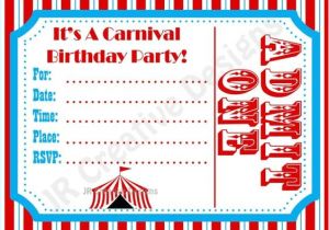 Party Invitation Templates Google Free Carnival Birthday Invitations Template Google