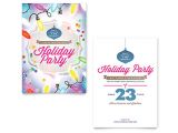 Party Invitation Templates Microsoft Publisher Holiday Party Invitation Template Design