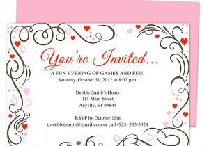 Party Invitation Templates Microsoft Publisher Pin On 25th 50th Wedding Anniversary Invitations Templates