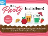 Party Invitation Templates Uk Free Retro Party Invitation Design Templates for Members