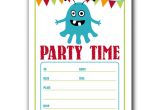 Party Invitation Templates Word Free Free Birthday Party Invitation Templates for Word