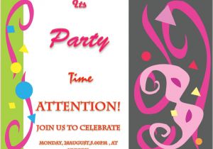 Party Invitation Templates Word Party Invitation Template Invite Your Friends In Style