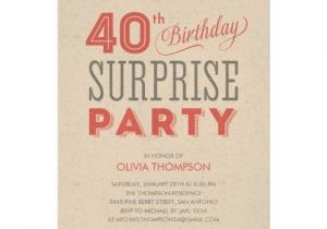 Party Invitation Wording Food Surprise 40th Birthday Invitations Wording Drevio