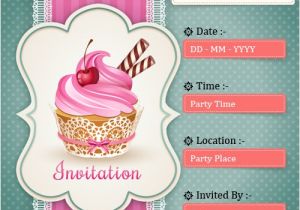 Party Invitations Maker Free Online Create Birthday Party Invitations Card Online Free