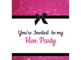 Party Invitations Next Day Delivery Pink Glitter Free Hen Party Invitation Next Day Delivery