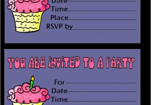Party Invitations to Print for Free Free Printable Birthday Invitation