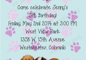 Party Pups Invitations 17 Best Images About Puppy Party On Pinterest themed