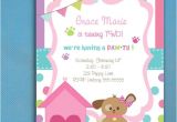 Party Pups Invitations Puppy Party Invitations for Girls Puppy Adoption Party