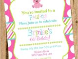 Party Pups Invitations Puppy Party Invitations Puppy Party Invitations for Having