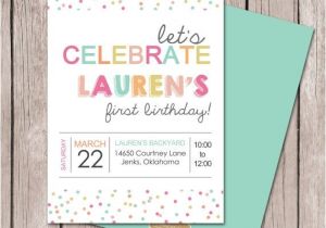 Party Sprinkles Invitations Best 20 Girl Birthday Invitations Ideas On Pinterest