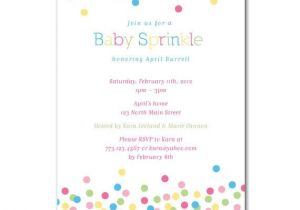Party Sprinkles Invitations Custom Sprinkle Shower or Party Invitation 5×7 by