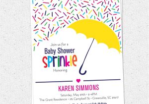 Party Sprinkles Invitations Free Free Template Sparingkle Baby Shower Invitation