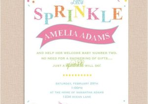 Party Sprinkles Invitations top 82 Ideas About Baby Shower On Pinterest Second Baby
