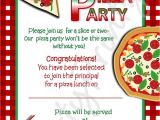 Party theme Invitation Templates Pizza Party Invitations Party Invites