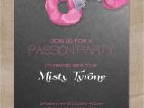 Passion Party Invitations Free Pink Passion Party Bachelorette Invitation by