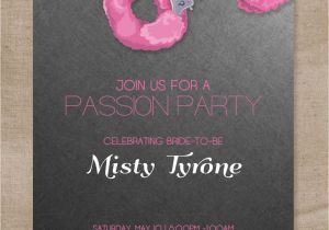Passion Party Invitations Free Pink Passion Party Bachelorette Invitation by