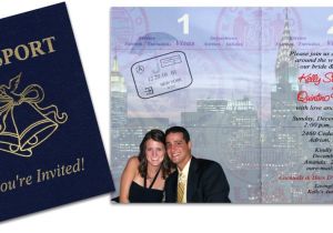 Passport Bridal Shower Invitations Passport 27 Bridal Shower Custom Passport Invitations