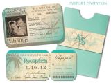 Passport Wedding Invitation Template Passport Wedding Invitation and Boarding Pass Reception and