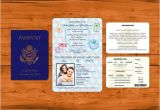 Passport Wedding Invitation Template Passport Wedding Invitation Template Wedding and Bridal