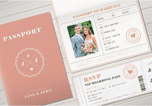 Passport Wedding Invitation Template This Week 39 S Fresh Design Products Vol 93 Creative