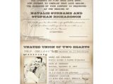 Passport Wedding Invitation Template Uk Vintage Palms Wedding Passport Invitations Zazzle Co Uk