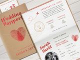 Passport Wedding Invitation Template Vintage Passport Wedding Invitation by Vector Vactory