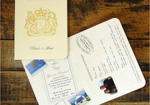 Passport Wedding Invitations Cheap Passport to Love Travel Card Style Wedding Invitation by