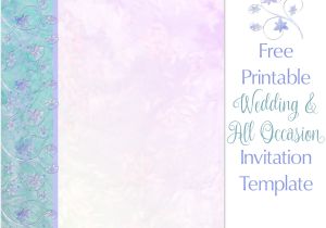 Pastel Wedding Invitation Template Pastel Floral Wedding Invitation Template Free Printable