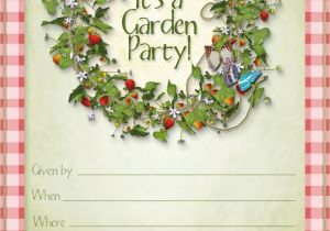 Patio Party Invitations Party Planning Center Free Printable Summer Garden Party