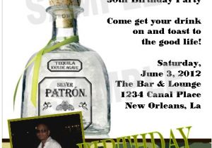 Patron Party Invitation solutions event Design by Kelly Patron theme Birthday