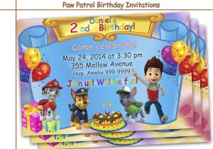 Paw Patrol Birthday Invitations Free Printable Amazing Paw Patrol Birthday Invitations by