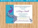Peacock Bridal Shower Invitations Etsy 61 Best Peacock Party Images On Pinterest