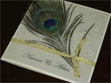 Peacock Quinceanera Invitations Hand Stamped by ashley Romo Peacock Feather Wedding