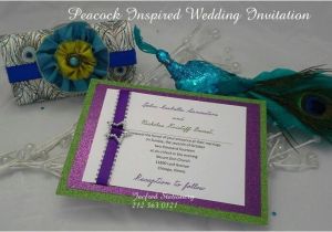 Peacock Wedding Invitation Sets Peacock Wedding Invitation 10 Invitation Sets