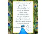 Peacock Wedding Shower Invitations Bridal Shower Invitations Zazzle Peacock Bridal Shower
