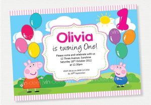 Peppa Pig Birthday Invitations Free Downloads Peppa Pig Balloons Birthday Invitation Diy Printables