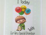 Personalised 1st Birthday Cards for son Grandson Birthday Wishes Greeting Cards Unique