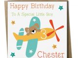 Personalised 1st Birthday Cards for son Personalised Boys Birthday Card son Grandson Nephew Godson
