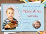 Personalised 1st Birthday Invitations Boy 10 Personalised Boys First 1st Birthday Party Photo