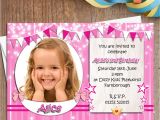 Personalised 1st Birthday Invitations Girl Uk 10 Personalised Girls Birthday Party Photo Invitations