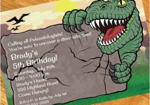 Personalised Dinosaur Party Invitations Dinosaur Party Personalized Invitations