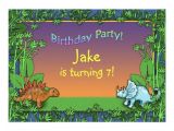 Personalised Dinosaur Party Invitations Personalized Dinosaur Birthday Party Invitations Zazzle